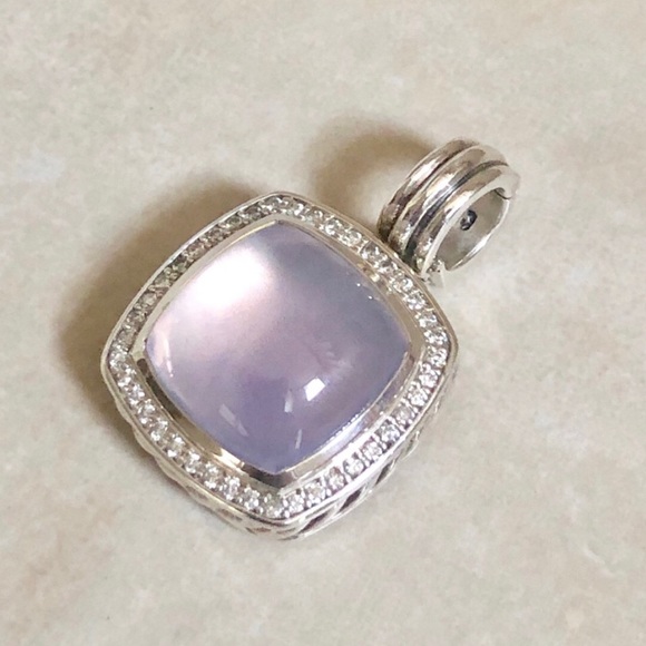 David Yurman Jewelry - David Yurman Lavender Quartz Diamond Pendant